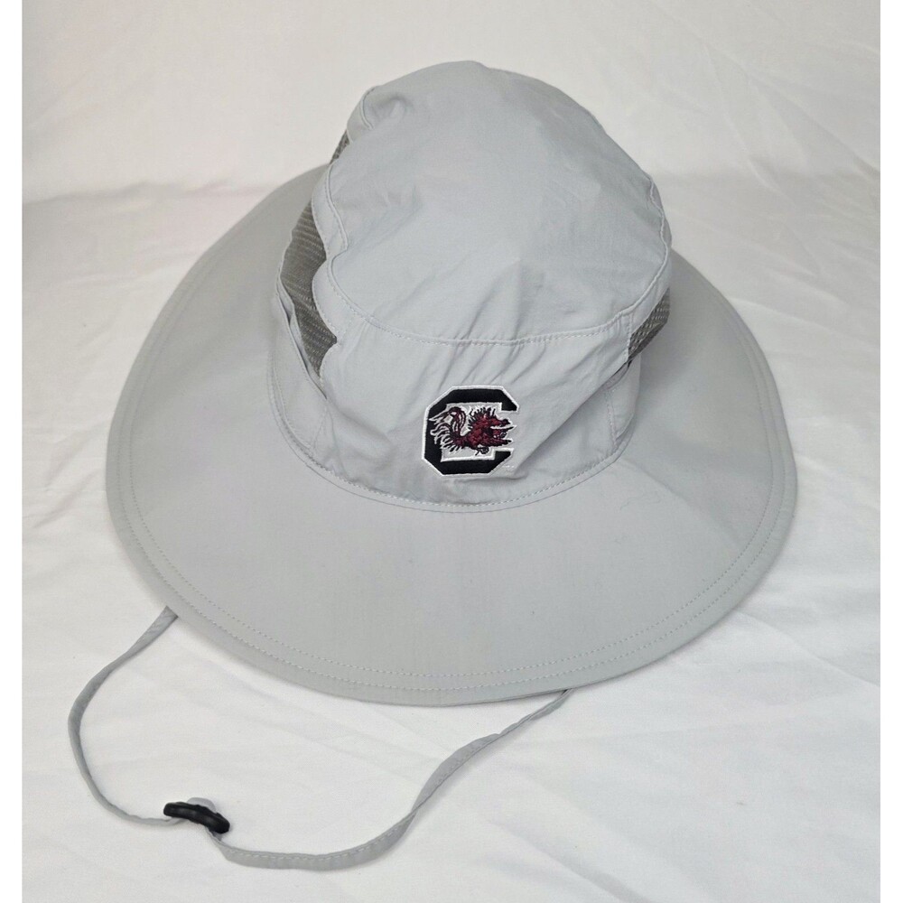 Men's Columbia Gray South Carolina Gamecocks Bora Bora Booney II Bucket Hat